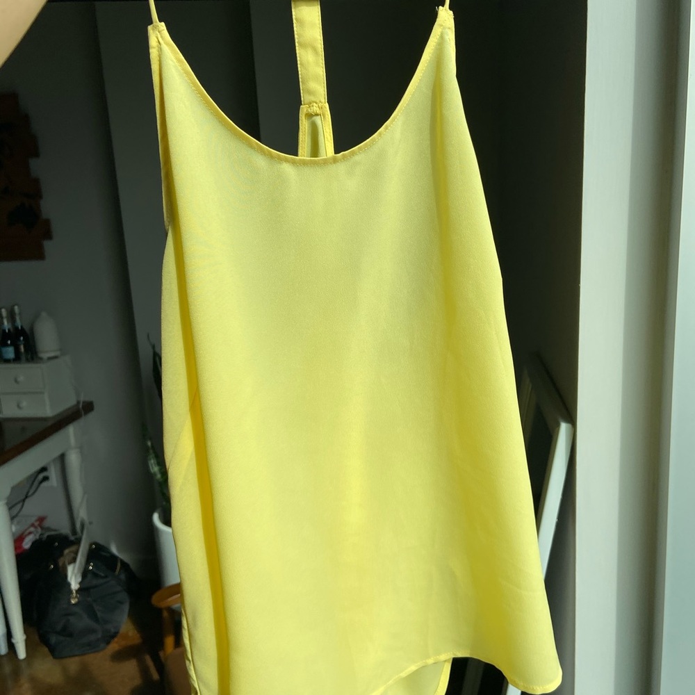 H&M Yellow Tank Size 10 - Picture 3 of 10